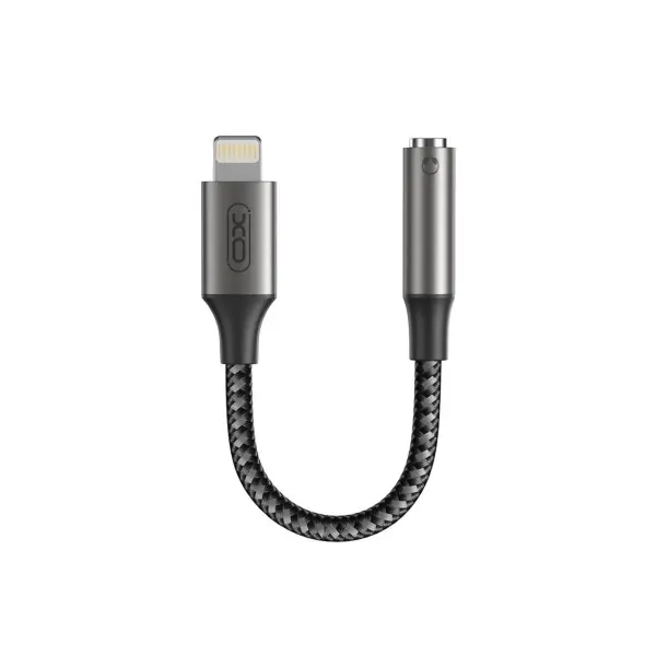 АДАПТЕР XO NB-R258C LIGHTNING TO 3.5MM МАТОВИЙ
