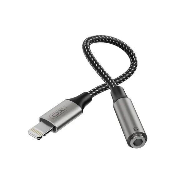 АДАПТЕР XO NB-R258C LIGHTNING TO 3.5MM МАТОВИЙ