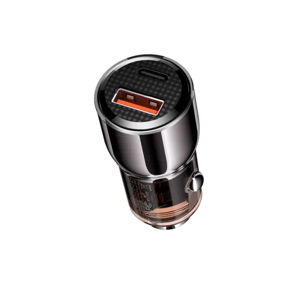 MR4_140369 Автомобільний зарядний пристрій xo cc58 car charging usb-a, type-c 95w, чорний XO