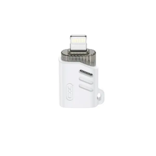 АДАПТЕР OTG XO NB256A USB-A FEMALE TO LIGHTNING (WITH LANYARD), БІЛИЙ