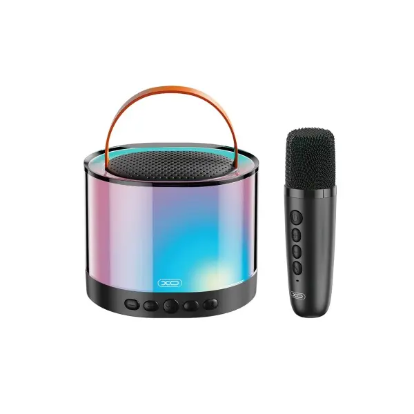 АКУСТИЧНА СИСТЕМА XO F47 AURORA ATMOSPHERE LIGHT BLUETOOTH AUDIO WITH MICROPHONE, ЧОРНИЙ