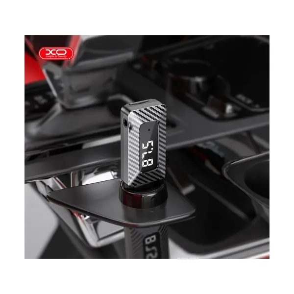 FM МОДУЛЯТОР XO BCC16 BLUETOOTH TRANSMITTER SUPPORT FM TRANSMITTER + SUPPORT TF CARD, ЧОРНИЙ