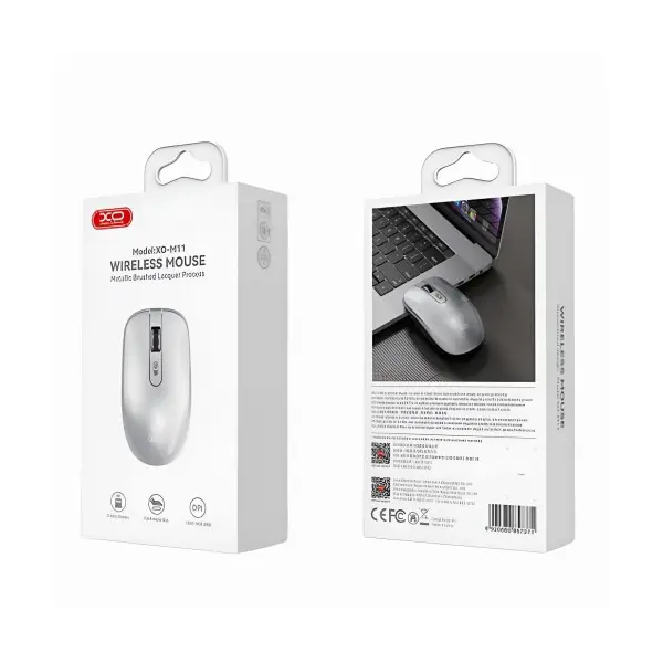 КОМПЮТЕРНА МИШКА XO M11 YUNSHEN GLOSSY WIRELESS MOUSE (AA BATTERIES) СIРИЙ