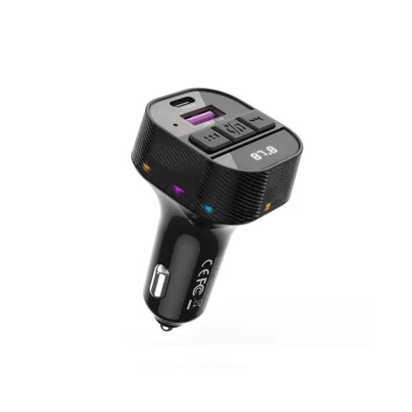 MR4_140403 Fm модулятор xo bcc17 smart bluetooth mp3 a+c dual port pd30w, чорний 