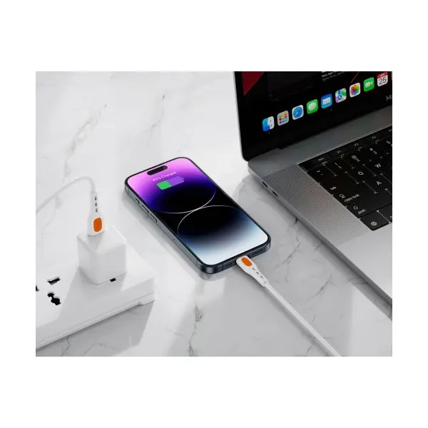 MR4_140406 Кабель xo nb280 jian yan series lightning data cable 1m 3a, білий 