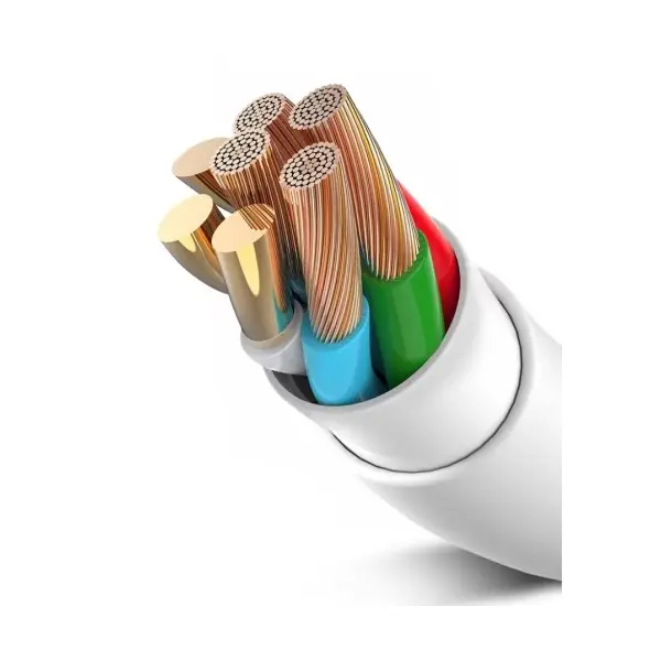 MR4_140406 Кабель xo nb280 jian yan series lightning data cable 1m 3a, білий 