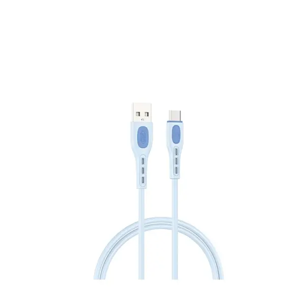 КАБЕЛЬ XO NB280 JIAN YAN SERIES MICRO DATA CABLE 1M 3A, СИНІЙ
