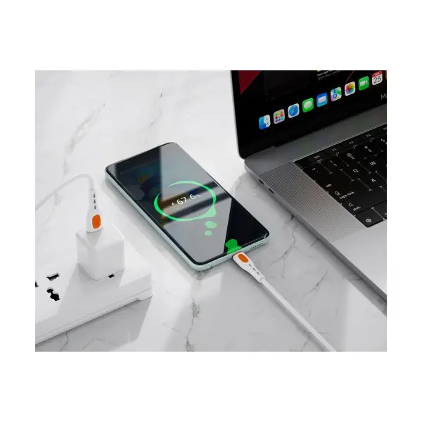 КАБЕЛЬ XO NB280 JIAN YAN SERIES MICRO DATA CABLE 1M 3A, БІЛИЙ