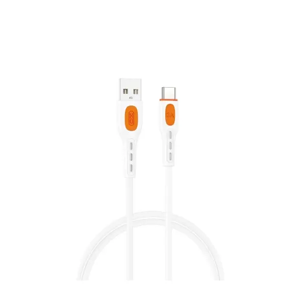 КАБЕЛЬ XO NB280 JIAN YAN SERIES TYPE-C DATA CABLE 1M 3A, БІЛИЙ