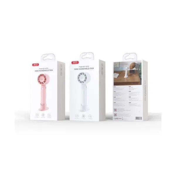ВЕНТИЛЯТОР XO MF93 MINI DESKTOP, HANDHELD FAN 400MAH РОЖЕВИЙ