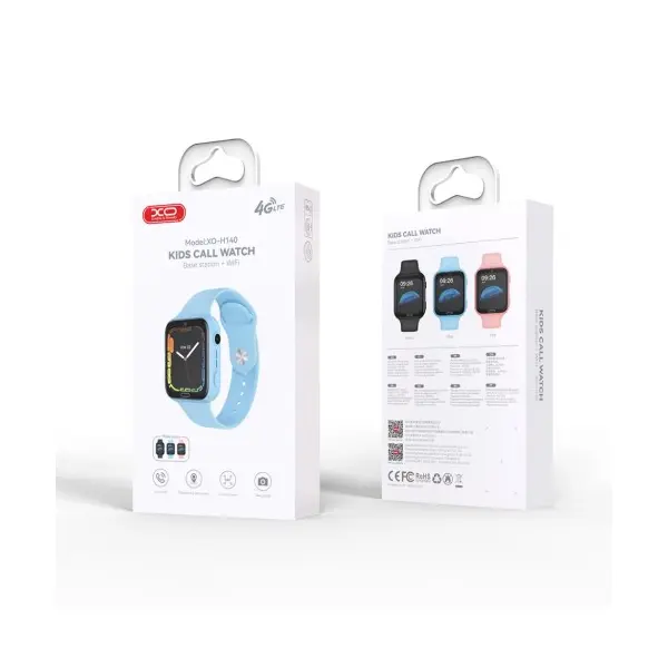 СМАРТ-ГОДИННИК XO H140 KIDS SMART 4G WATCH РОЖЕВИЙ