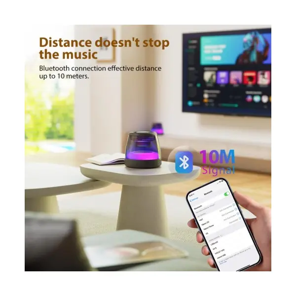 АКУСТИЧНА СИСТЕМА XO F62 MINI MAGNETIC PORTABLE BLUETOOTH AUDIO 5W, ЧОРНИЙ