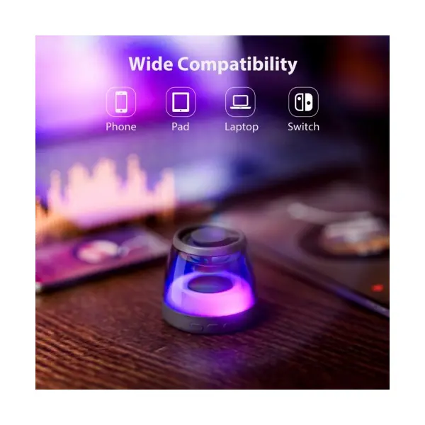 АКУСТИЧНА СИСТЕМА XO F62 MINI MAGNETIC PORTABLE BLUETOOTH AUDIO 5W, ЧОРНИЙ