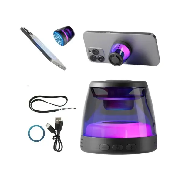 АКУСТИЧНА СИСТЕМА XO F62 MINI MAGNETIC PORTABLE BLUETOOTH AUDIO 5W, ЧОРНИЙ