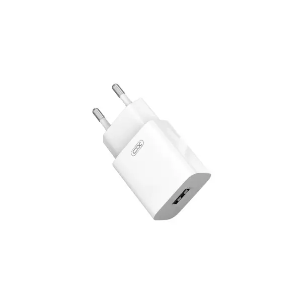 МЕРЕЖЕВИЙ ЗАРЯДНИЙ ПРИСТРІЙ XO L99 1USB 2.4A HOME CHARGER, БІЛИЙ