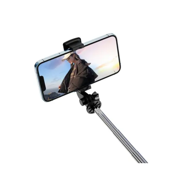 MR4_140323 Монопод xo ss09 multifunctional remote control selfie-stick, чорний 