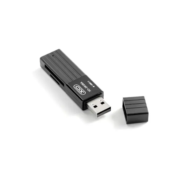 КАРТРИДЕР XO DK05A (2.0 2IN1 CARD READER), ЧОРНИЙ