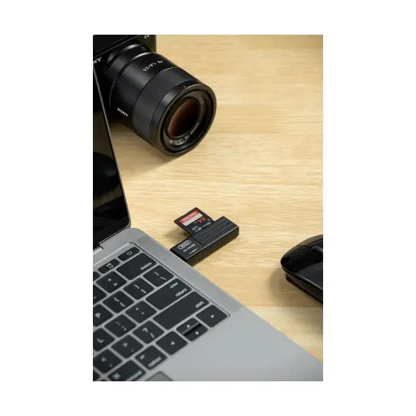 КАРТРИДЕР XO DK05B (3.0 2IN1 CARD READER), ЧОРНИЙ