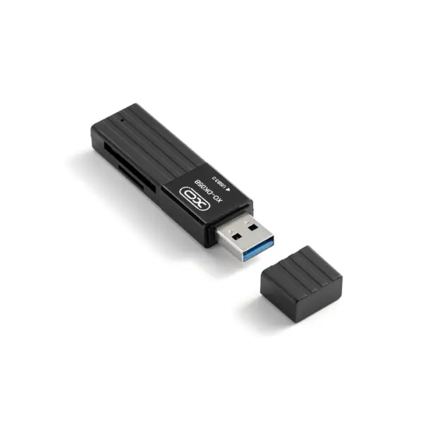 КАРТРИДЕР XO DK05B (3.0 2IN1 CARD READER), ЧОРНИЙ