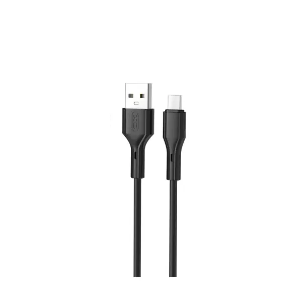 КАБЕЛЬ XO NB230 3A ROCK SERIES TYPE-C DATA CABLE, ЧОРНИЙ