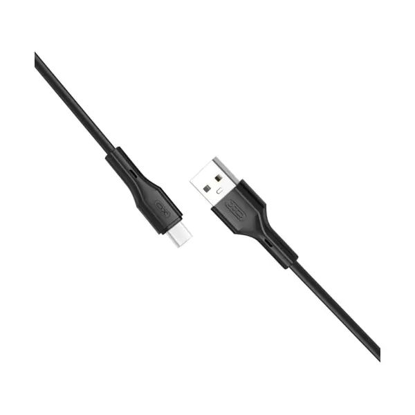 КАБЕЛЬ XO NB230 3A ROCK SERIES TYPE-C DATA CABLE, ЧОРНИЙ
