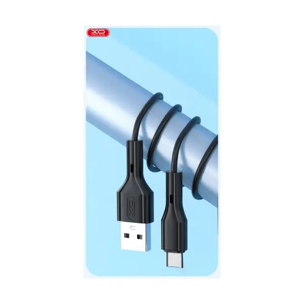 MR4_140333 Кабель xo nb230 2.4a rock series micro data cable, чорний 