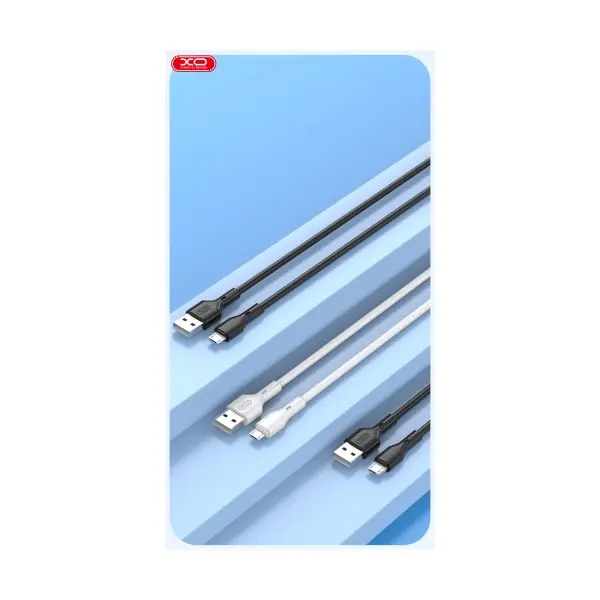 КАБЕЛЬ XO NB230 2.4A ROCK SERIES MICRO DATA CABLE, ЧОРНИЙ