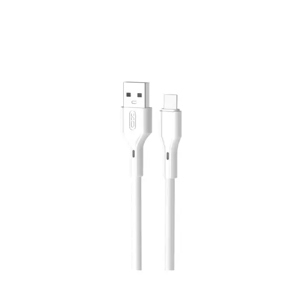 КАБЕЛЬ XO NB230 3A ROCK SERIES TYPE-C DATA CABLE, БІЛИЙ