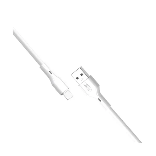 MR4_140331 Кабель xo nb230 3a rock series type-c data cable, білий 