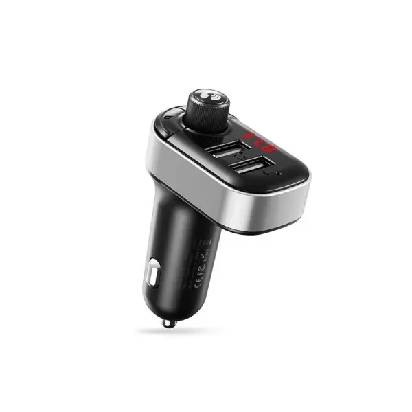 FM МОДУЛЯТОР XO BCC10 SMART BLUETOOTH MP3, 5V, 3.1A CAR CHARGER, ЧОРНИЙ