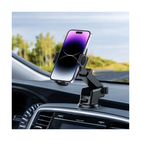 АВТОТРИМАЧ XO C121 INSTRUMENT PANEL LARGE SUCTION CUP BRACKET, ЧОРНИЙ