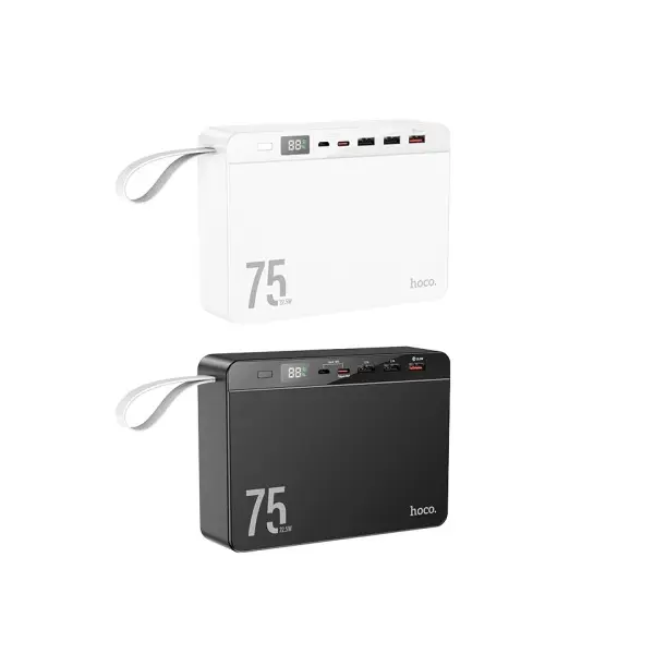 MR4_140491 Зовнішній акумулятор power bank hoco j94 overlord 22.5w fully compatible pd20w, qc, lcd 75 000mah, чорний 