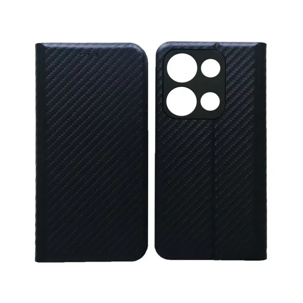 MR4_140202 Чехол-книжка carbone для redmi note 14s dark синій 