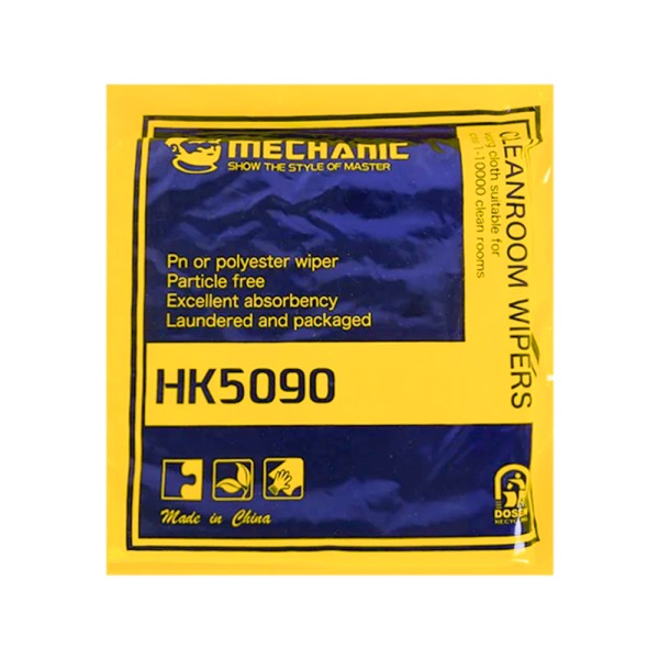 MR1_102318 Мікрофібра чищення дисплеїв mechanic hk5090 (10x10cm, 50шт.) MECHANIC