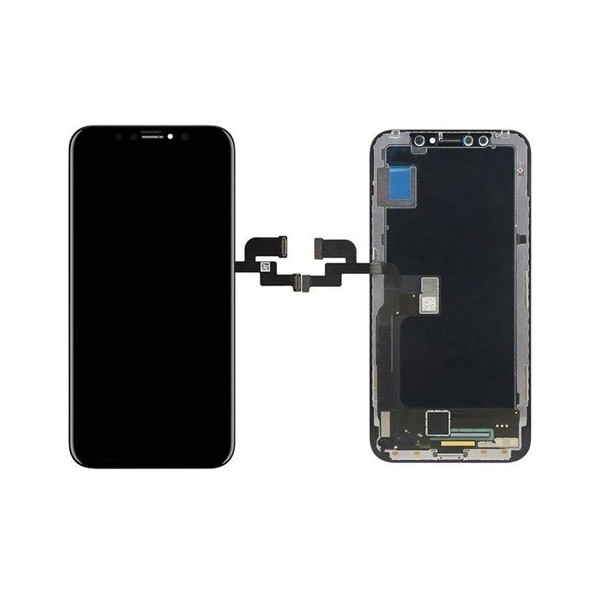 MR3_109404 Дисплей телефона для iphone x, у зборі з сенсором та рамкою оригінал prc, чорний PRC