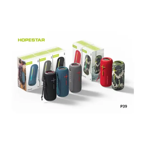 КОЛОНКА BLUETOOTH HOPESTAR P39 LED 20W СИНІЙ