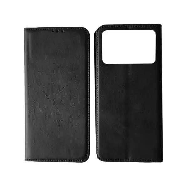 MR4_141122 Чохол-книжка black tpu magnet для xiaomi poco x6 pro 5g, чорний 