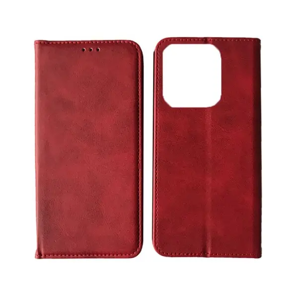 ЧОХОЛ-КНИЖКА BLACK TPU MAGNET ДЛЯ REDMI NOTE 14 4G EU ЧЕРВОНИЙ