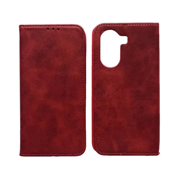 MR4_141137 Чохол-книжка black tpu magnet для xiaomi poco x7 pro 5g червоний 