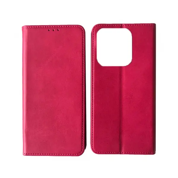 ЧОХОЛ-КНИЖКА BLACK TPU MAGNET ДЛЯ REDMI NOTE 14 4G EU РОЖЕВИЙ