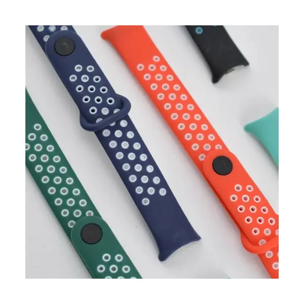 РЕМІНЕЦЬ ДЛЯ XIAOMI MI BAND 8, 9, 10 SPORT, ЧОРНИЙ, СІРИЙ