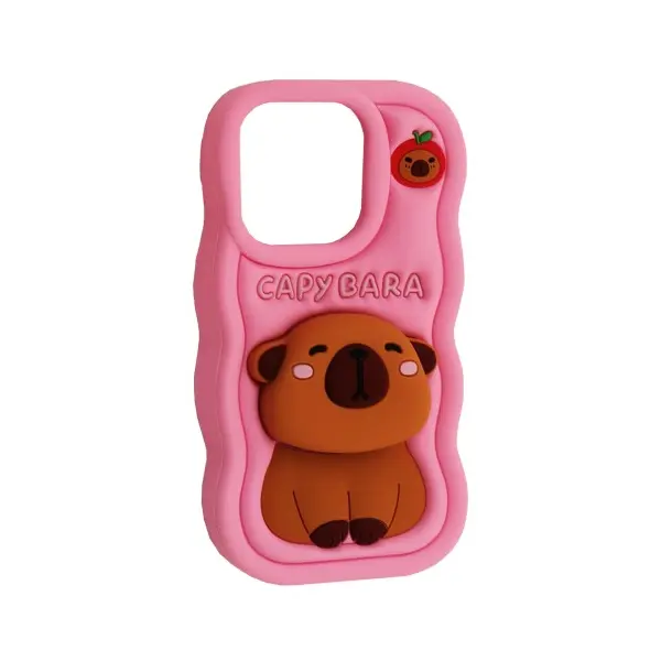 ЧОХОЛ CAPYBARA ДЛЯ IPHONE 11 РОЖЕВИЙ