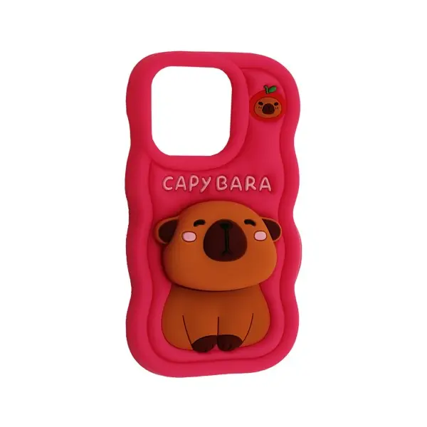 ЧОХОЛ CAPYBARA ДЛЯ IPHONE 11 HOT РОЖЕВИЙ