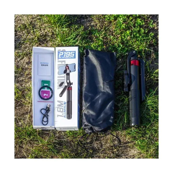 MR4_141230 Монопод-трипод pro series p195 magsafe (2в1) al 1,76м. bluetooth пульт ду 