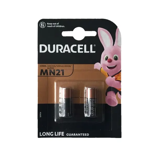БАТАРЕЙКА DURACELL A23 MN21 BLISTER 2 (2, 20), (АРТ9120)