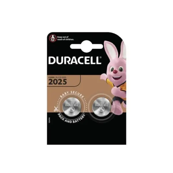 MR4_141203 Батарейка duracell 2025 blister 2 (2, 20, 200), (арт8417) 