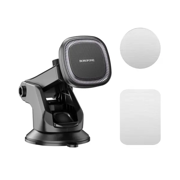 MR4_140892 Автотримач borofone bh97 nt ice magnetic car holder (center console), чорний 