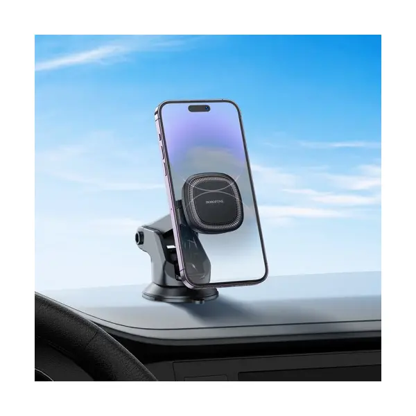 АВТОТРИМАЧ BOROFONE BH97 NT ICE MAGNETIC CAR HOLDER (CENTER CONSOLE), ЧОРНИЙ