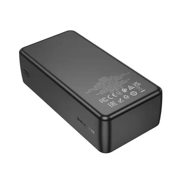 ЗОВНІШНІЙ АКУМУЛЯТОР POWER BANK BOROFONE BJ56B GRACEFUL 22.5W+PD20W 30000MAH, ЧОРНИЙ