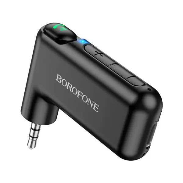 FM МОДУЛЯТОР BOROFONE BC35 WIDEWAY CAR AUX BT RECEIVER, ЧОРНИЙ